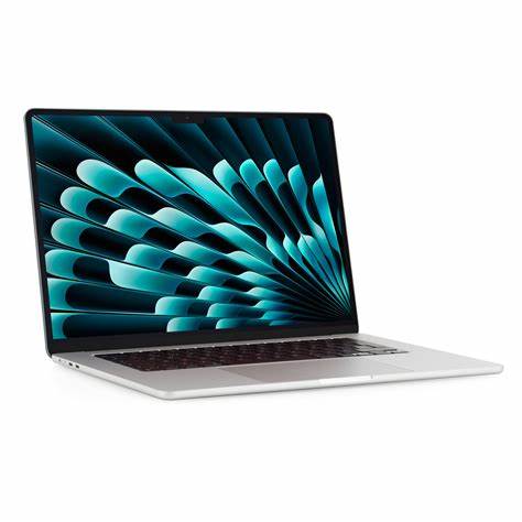 Silver MacBook Air (2024, 15″) - Mobile Culture