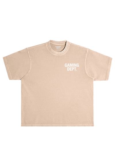 GAMING DEPT. T SHIRT SALMON/WHITE