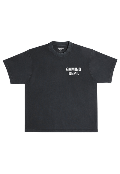 GAMING DEPT. T-SHIRT BLACK/WHITE